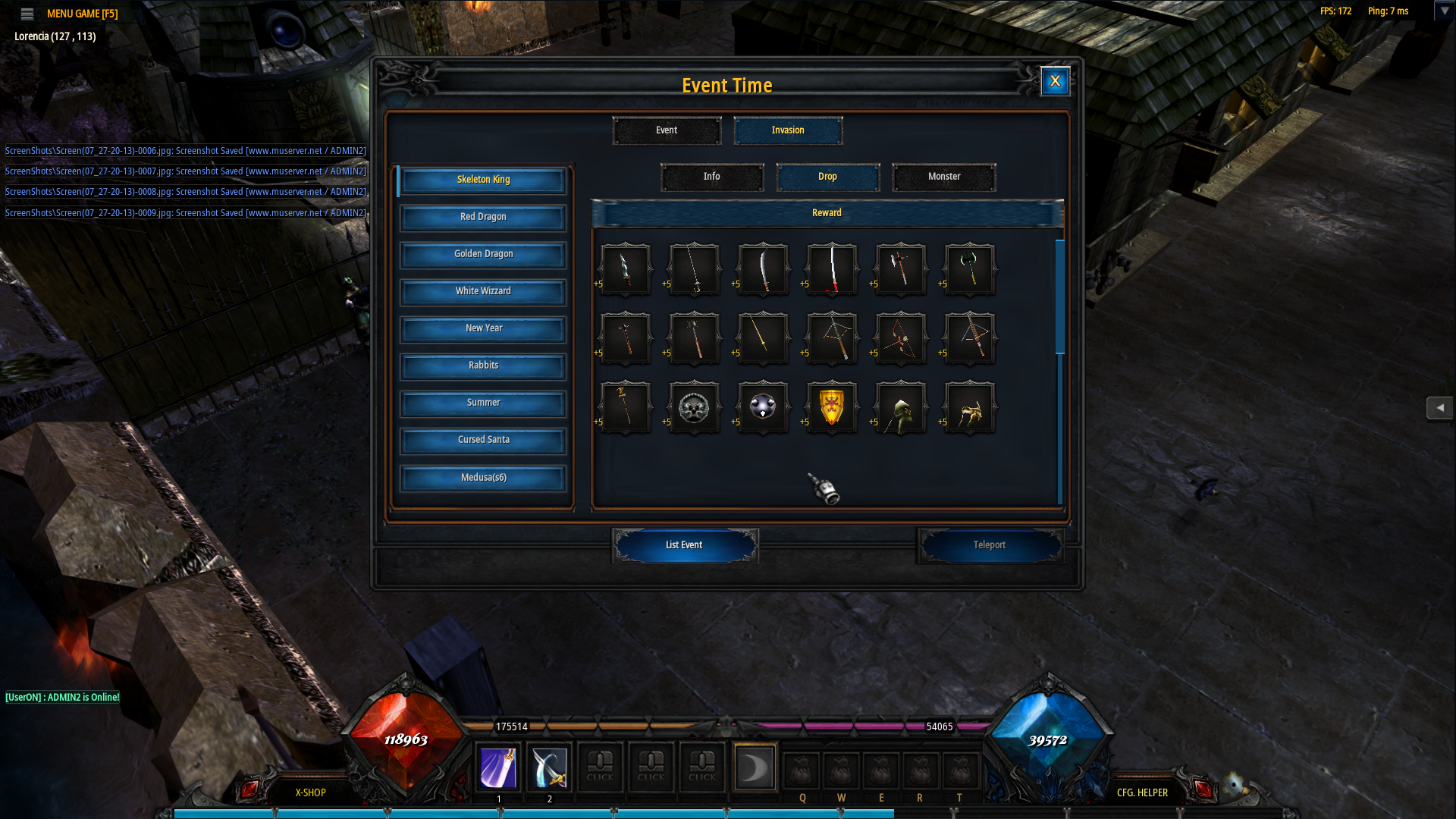 Invasion drop